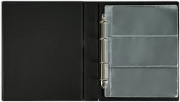 Папка на 4-х D-кольцах Silwerhof Create верт. ПВХ 0.6мм черный