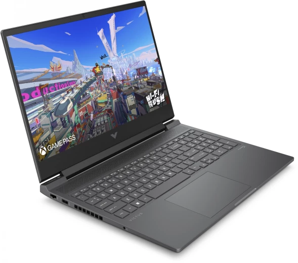 Ноутбук HP Victus 16-r1073ci Core i5 14450HX 16Gb SSD512Gb NVIDIA GeForce RTX 3050 6Gb 16.1&amp;quot; IPS FHD (1920x1080) FreeDOS silver WiFi BT Cam (A74LWEA)