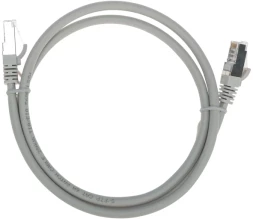 Патч-корд Rexant 02-0390-1 S/FTP RJ-45 вил.-вилка RJ-45 кат.6A 1м серый LSZH