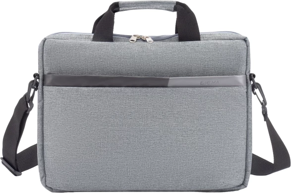 Сумка для ноутбука 14.5&amp;quot; Digma N-370 серый/черный полиэстер (N370GBK)
