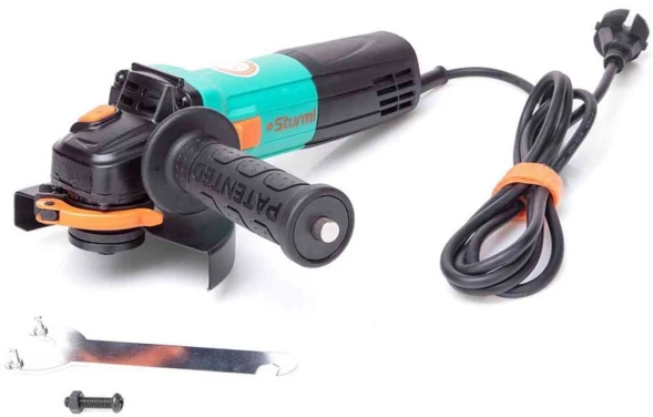 Углошлифовальная машина Sturm! AG9012TE 1100Вт 10000об/мин рез.шпин.:M14 d=125мм