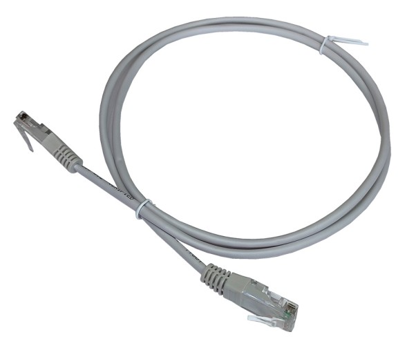 Патч-корд Lanmaster TWT2-45-45-3.0-GY RJ-45 вил.-вилка RJ-45 кат.5E 3м серый ПВХ