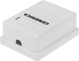Розетка ITK CS2-1C5EF-12-G настенная 49.2x62.5x25.2мм крышка RJ45 пластик белый (упак.:1шт)
