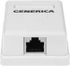 Розетка ITK CS2-1C5EF-12-G настенная 49.2x62.5x25.2мм крышка RJ45 пластик белый (упак.:1шт)