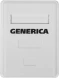 Розетка ITK CS2-1C5EF-12-G настенная 49.2x62.5x25.2мм крышка RJ45 пластик белый (упак.:1шт)