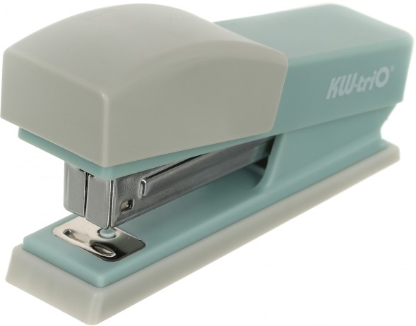 Степлер Kw-Trio 055X6-GRN Swing Standing 24/6 26/6 (20листов) зеленый 100скоб пластик коробка