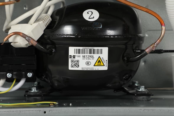 Холодильник Hyundai CT6045FIX 2-хкамерн. нержавеющая сталь