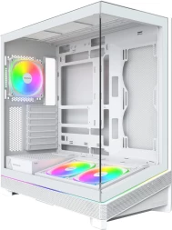 Корпус Montech Sky 3 белый без БП ATX 5x120mm 5x140mm 2xUSB3.0 audio bott PSU