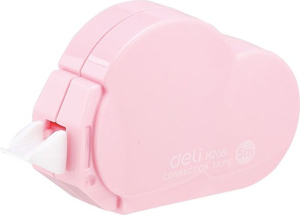 Лента коррект. Deli EH20501 5мх5мм ассорти корпус белый блистер