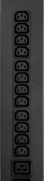 Блок распределения питания Lanmaster TWT-PDVMT3-6X36-16A верт.размещ. 6xC19 36xC13 с мониторингом 16A IEC 309 3м