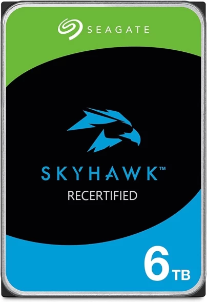 Жесткий диск Seagate SATA-III 6TB ST6000VX008 Surveillance Skyhawk 4KN (5400rpm) 256Mb 3.5&amp;quot;