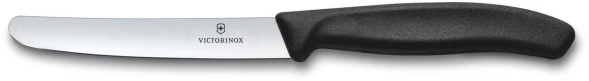 Нож кухонный Victorinox Swiss Classic (6.7803) стальной столовый для овощей лезв.110мм прямая заточка черный