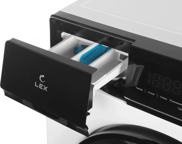 Стиральная машина Lex LWM08012WBLID класс: A+++ загр.фронтальная макс.:8кг белый инвертер