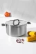 Кастрюля Rondell Bayoneta RDS-1808 5.1л. d=24см (с крышкой) стальной