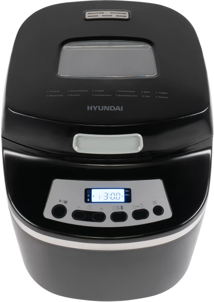 Хлебопечь Hyundai HYBM-P0613 600Вт черный/серебристый