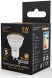 Лампа светодиодная Gauss Black 5Вт цок.:GU10 рефлек. 220B 3000K св.свеч.бел.теп. MR16 (упак.:10шт) (101506105)