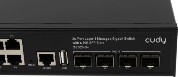 Коммутатор Cudy GS5024S4 (L3) 24x1Гбит/с 4SFP+ управляемый