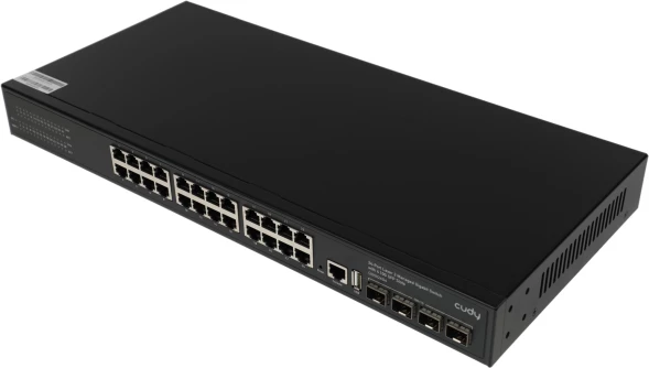Коммутатор Cudy GS5024S4 (L3) 24x1Гбит/с 4SFP+ управляемый