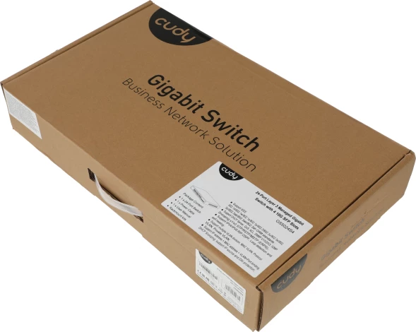 Коммутатор Cudy GS5024S4 (L3) 24x1Гбит/с 4SFP+ управляемый