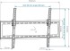 Кронштейн для телевизора Arm Media STEEL-2 new черный 32&amp;quot;-90&amp;quot; макс.40кг настенный наклон