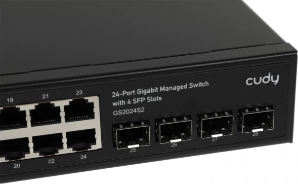 Коммутатор Cudy GS2024S2 (L2) 24x1Гбит/с 4SFP управляемый