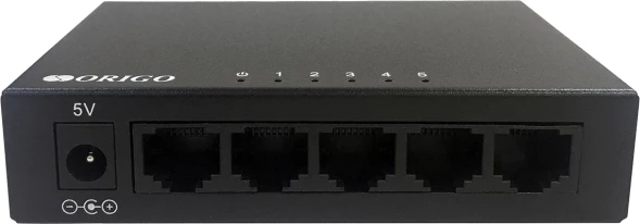 Коммутатор Origo OS2205 OS2205/A2A (L2) 5x1Гбит/с неуправляемый