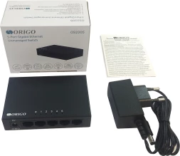 Коммутатор Origo OS2205 OS2205/A2A (L2) 5x1Гбит/с неуправляемый