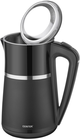 Чайник электрический Centek CT-0028 1.7л. 2200Вт черный корпус: пластик (CT-0028 BLACK)