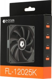 Вентилятор ID-Cooling FL-12025K 120x120mm черный 3-pin 21dB 145gr Ret