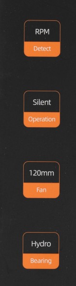 Вентилятор ID-Cooling FL-12025K 120x120mm черный 3-pin 21dB 145gr Ret