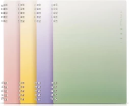 Тетрадь Deli NUSIGN NS373 B5 пластик 60л ассорти