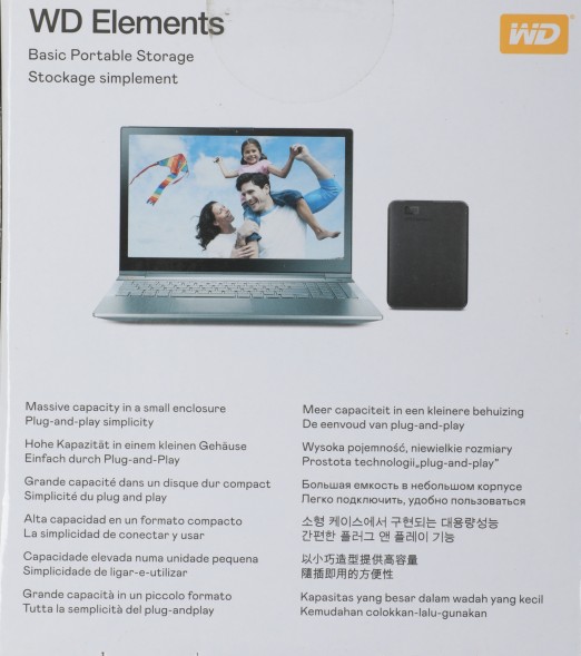 Жесткий диск WD USB 3.0 4Tb WDBU6Y0040BBK-WESN Elements Portable 2.5&amp;quot; черный