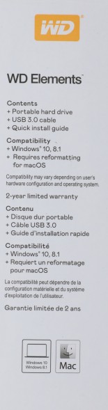 Жесткий диск WD USB 3.0 4Tb WDBU6Y0040BBK-WESN Elements Portable 2.5&amp;quot; черный