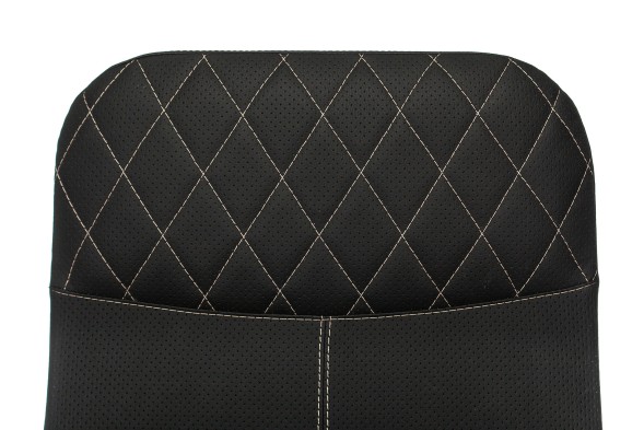 Кресло руководителя Бюрократ CH-608SL/ECO черный эко.кожа крестов. металл хром