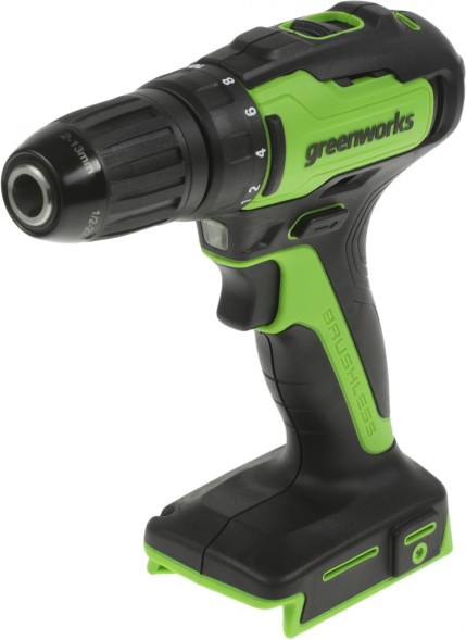 Дрель-шуруповерт Greenworks GD24DD35 аккум. патрон:быстрозажимной (3704007)