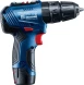Дрель-шуруповерт Bosch GSB 12V-30 аккум. патрон:быстрозажимной (кейс в комплекте) (06019G9100)