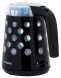 Чайник электрический Hyundai HYK-G2012 1.7л. 2000Вт черный/прозрачный корпус: пластик