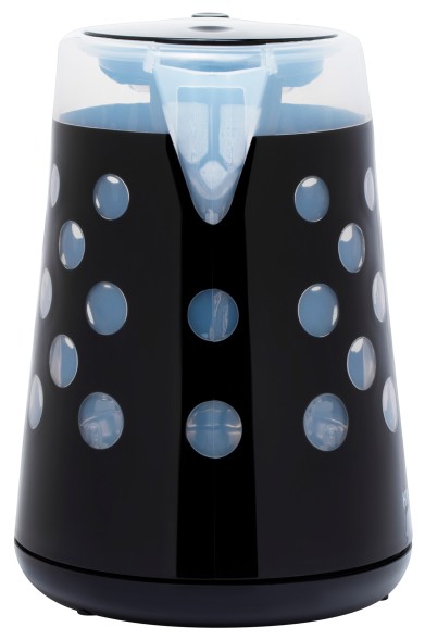 Чайник электрический Hyundai HYK-G2012 1.7л. 2000Вт черный/прозрачный корпус: пластик