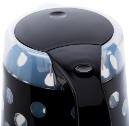 Чайник электрический Hyundai HYK-G2012 1.7л. 2000Вт черный/прозрачный корпус: пластик