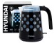 Чайник электрический Hyundai HYK-G2012 1.7л. 2000Вт черный/прозрачный корпус: пластик