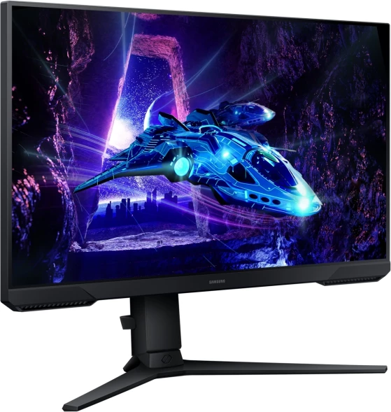 Монитор Samsung 24&amp;quot; Odyssey G3 S24DG300EIXCI черный VA LED 16:9 HDMI матовая HAS Piv 250cd 178гр/178гр 1920x1080 180Hz FreeSync DP FHD 3.9кг