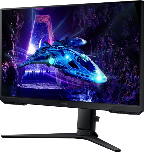 Монитор Samsung 24&amp;quot; Odyssey G3 S24DG300EIXCI черный VA LED 16:9 HDMI матовая HAS Piv 250cd 178гр/178гр 1920x1080 180Hz FreeSync DP FHD 3.9кг