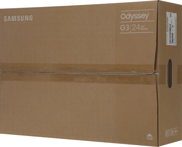 Монитор Samsung 24&amp;quot; Odyssey G3 S24DG300EIXCI черный VA LED 16:9 HDMI матовая HAS Piv 250cd 178гр/178гр 1920x1080 180Hz FreeSync DP FHD 3.9кг