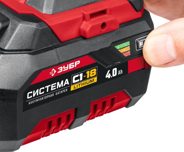 Гайковерт Зубр ГУЛ-255-41 аккум. патрон:квад.1/2&amp;quot; (кейс в комплекте)