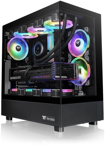 Корпус Thermaltake View 270 TG ARGB черный без БП ATX 9x120mm 5x140mm 1x200mm 2xUSB3.0 audio bott PSU