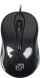 Мышь Оклик 385M черный оптическая 1600dpi USB для ноутбука 3but (1066858)