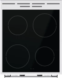 Плита Электрическая Gorenje GEC5C42WG белый стеклокерамика (без крышки)