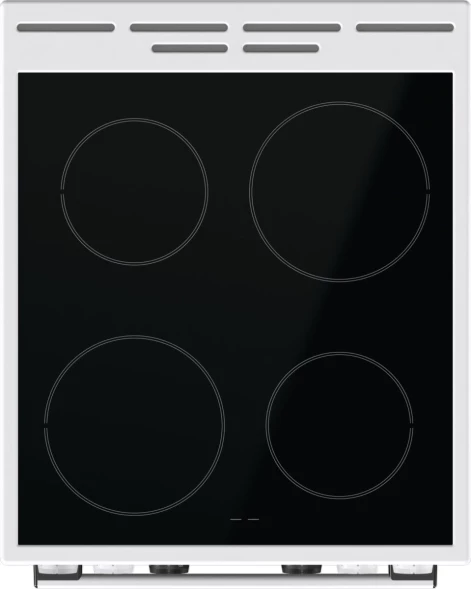 Плита Электрическая Gorenje GEC5C42WG белый стеклокерамика (без крышки)