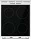 Плита Электрическая Gorenje GEC5C42WG белый стеклокерамика (без крышки)