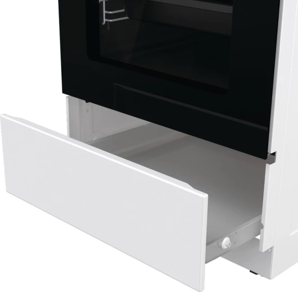 Плита Электрическая Gorenje GEC5C42WG белый стеклокерамика (без крышки)